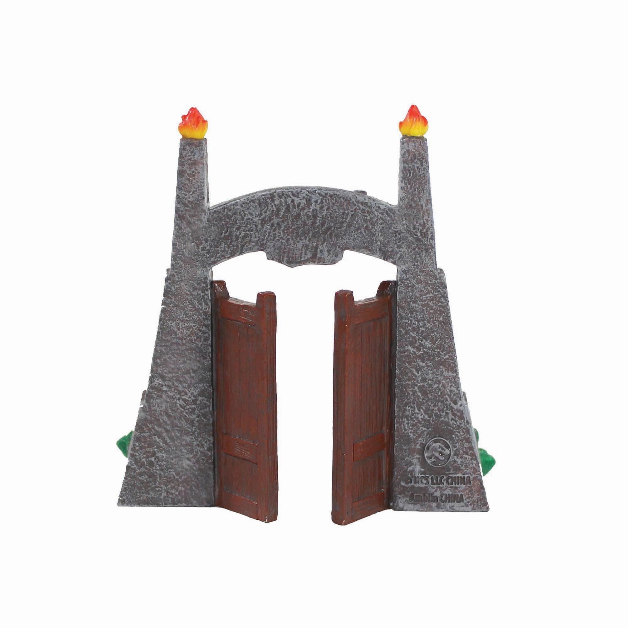 Penn-Plax Jurassic Park Officially Licensed Fish Tank and Aquarium Decoration  Park Gate - Small