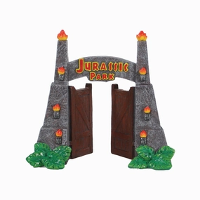 Penn-Plax Jurassic Park Officially Licensed Fish Tank and Aquarium Decoration  Park Gate - Small