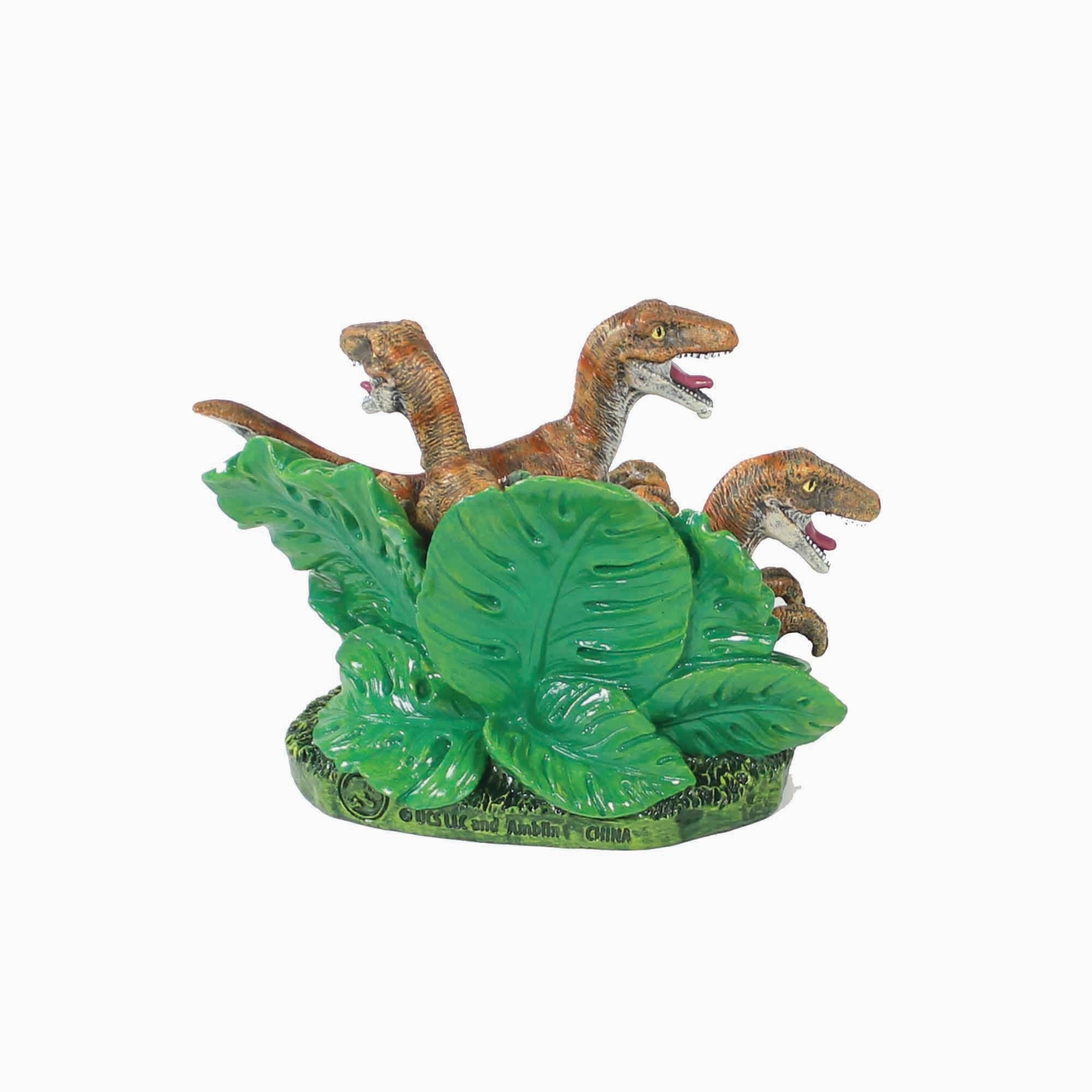 Penn-Plax Jurassic Park Officially Licensed Fish Tank and Aquarium Decoration  Velociraptor - Small
