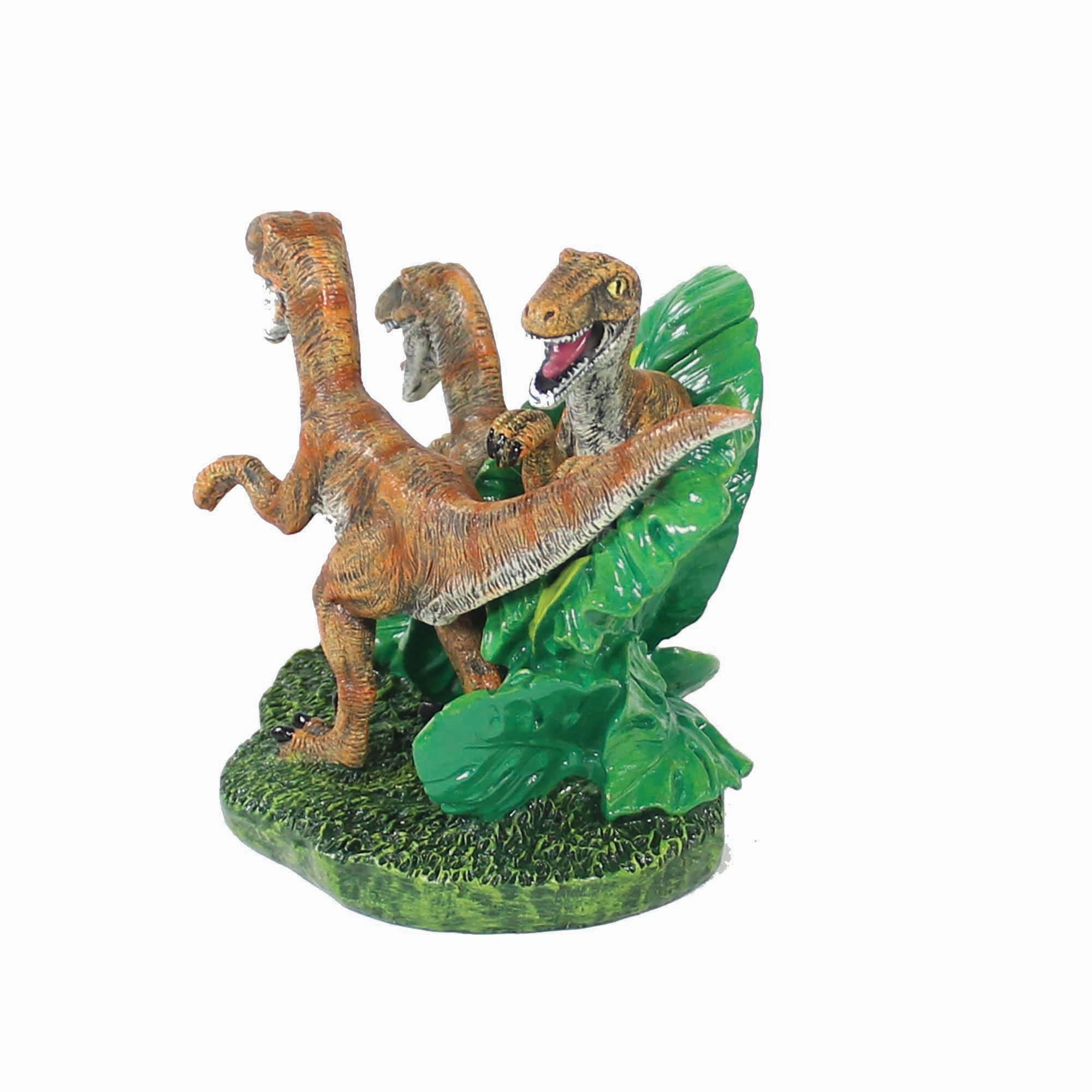 Penn-Plax Jurassic Park Officially Licensed Fish Tank and Aquarium Decoration  Velociraptor - Small
