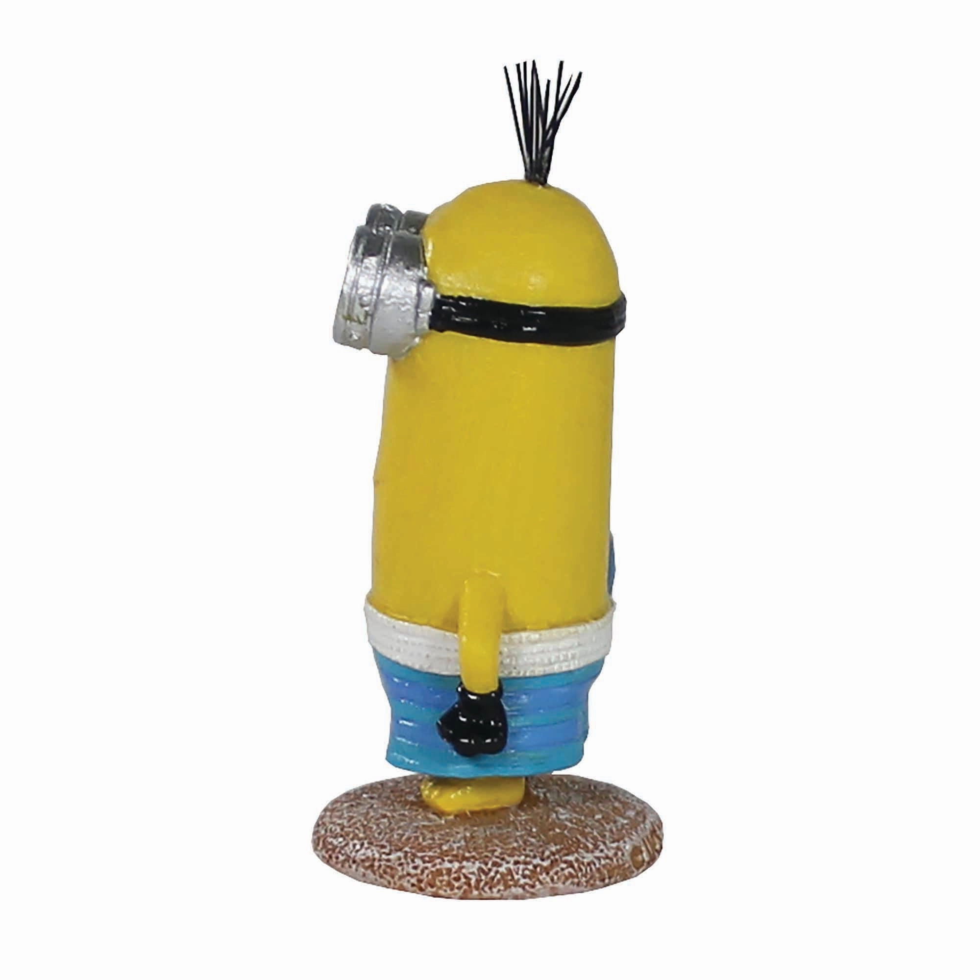 Penn-Plax Minions Officially Licensed Fish Tank and Aquarium Ornament  Beach Buddy Kevin - Small