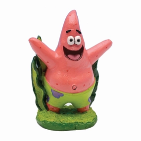 Penn-Plax Officially Licensed SpongeBob SquarePants Aquarium Ornament  Patrick (Mini/Small Size)  Perfect for Freshwater and Saltwater Tanks