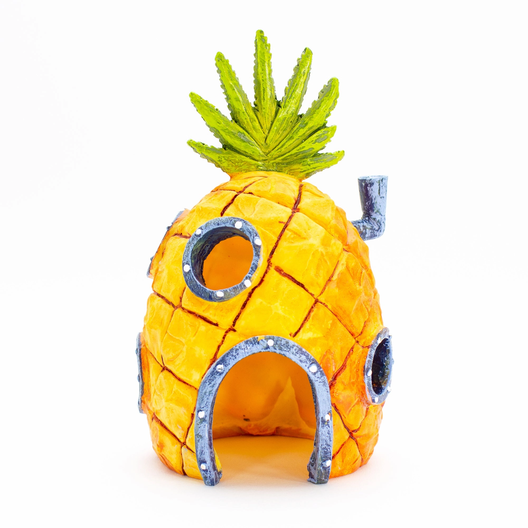 Penn-Plax Officially Licensed SpongeBob SquarePants Fish Aquarium Ornament - SpongeBobs Pineapple House