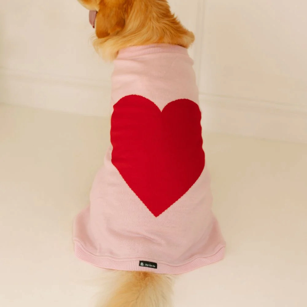 Pet Set Go Iras Sweater for Dogs and Cats (Red & Pink)