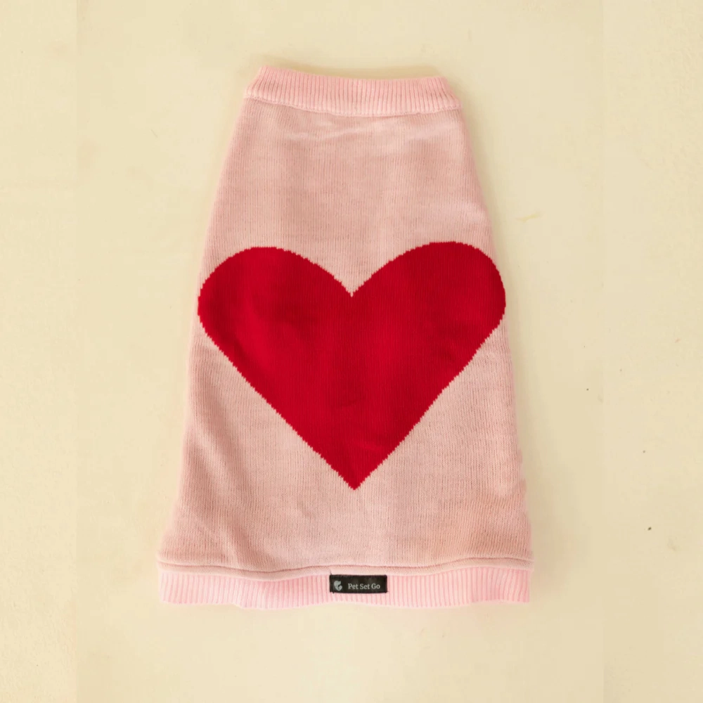 Pet Set Go Iras Sweater for Dogs and Cats (Red & Pink)