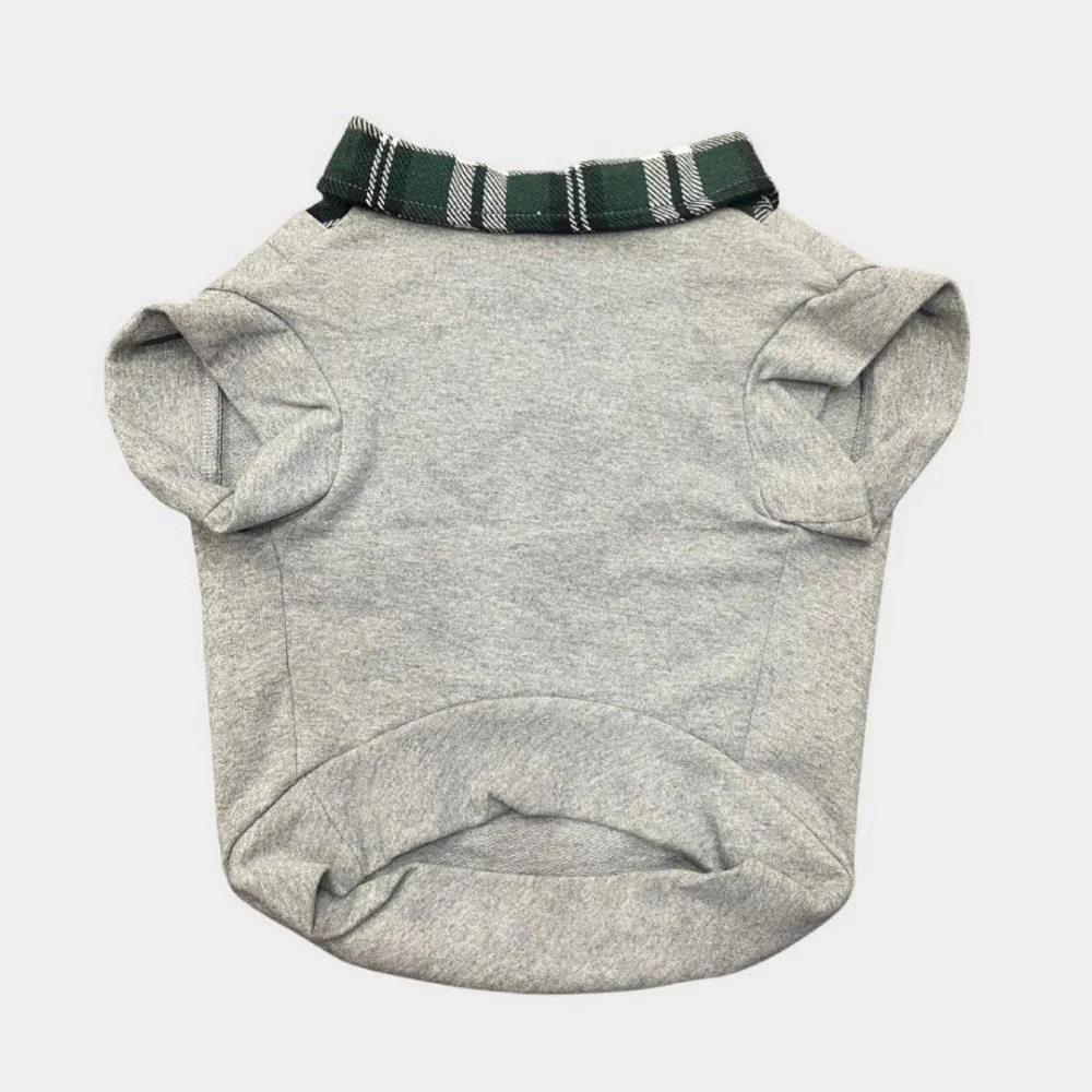 Pet Set Go Polo Knit Tshirt for Dogs (Grey)