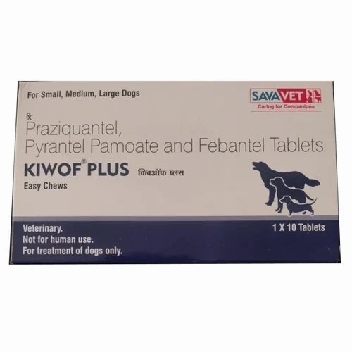 Petcare Nutricoat Advance Omega 3   6 Syrup for Dogs and Cats (400ml) And Savavet Kiwof Plus Dog Deworming Tablet (Pack of 10) Combo