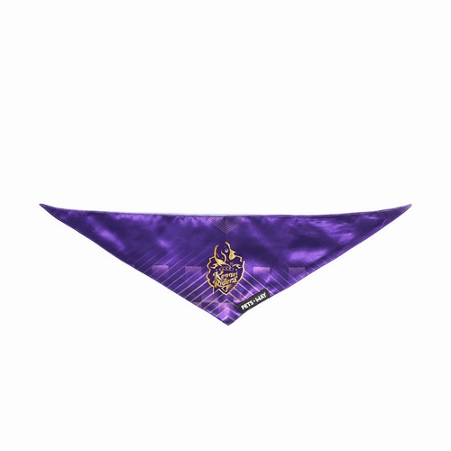 Pets Way Kolkata Kennel Riders IPL Bandana for Dogs and Cats (Purple)