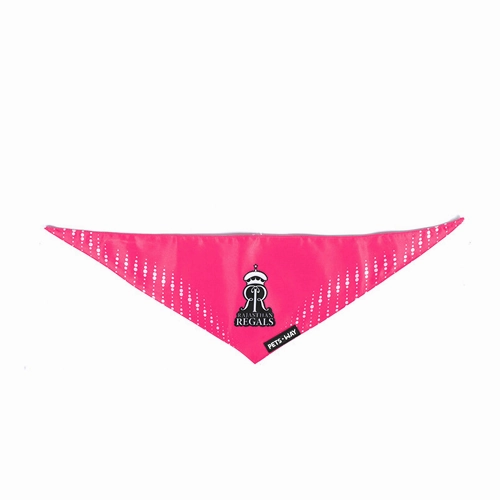 Pets Way Rajasthan Regals IPL Bandana for Dogs and Cats (Pink)