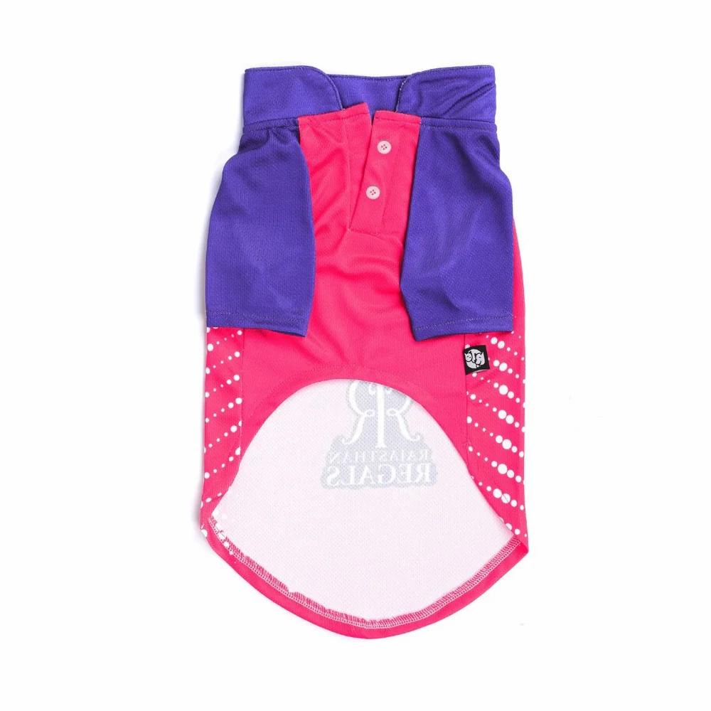 Pets Way Rajasthan Regals IPL Jersey for Dogs and Cats (Pink)