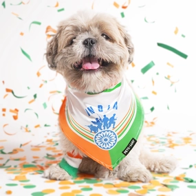 Pets Way Republic Day Bandana for Dogs
