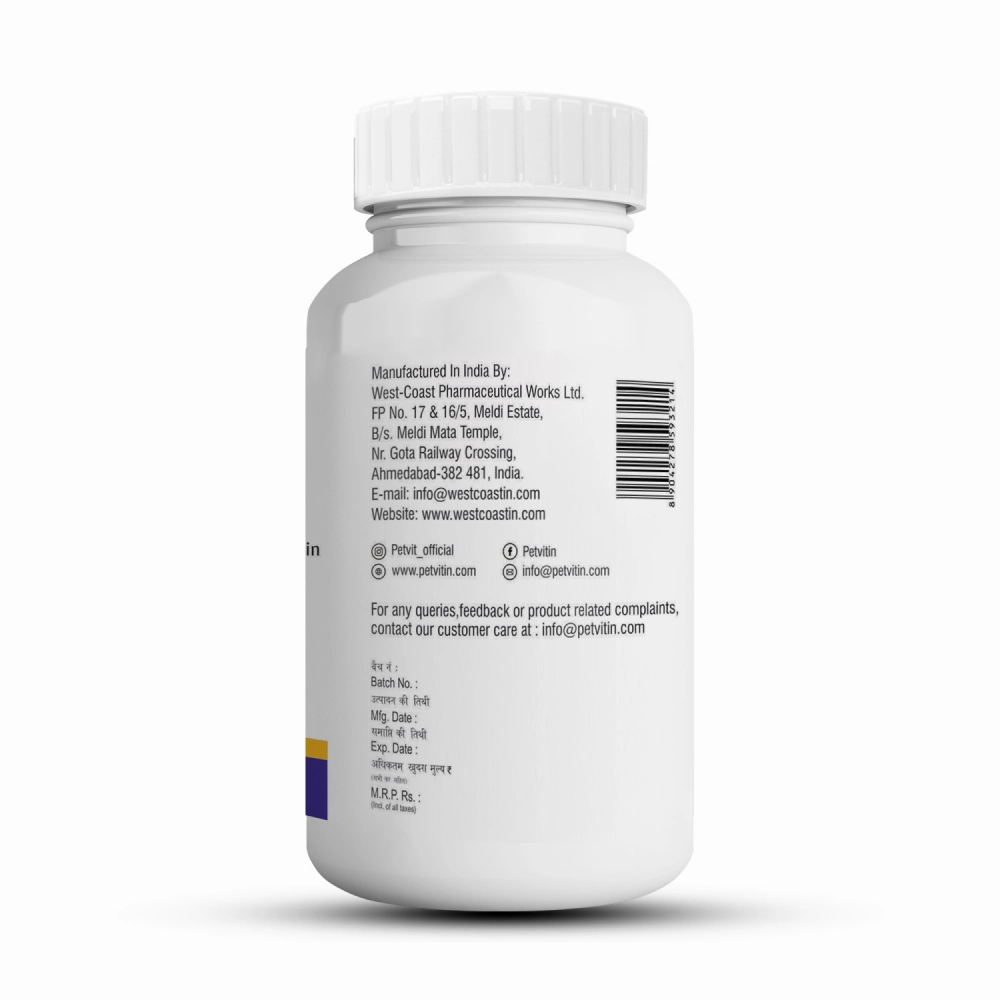 Petvit Skin & Coat Tablets for Dogs and Cats