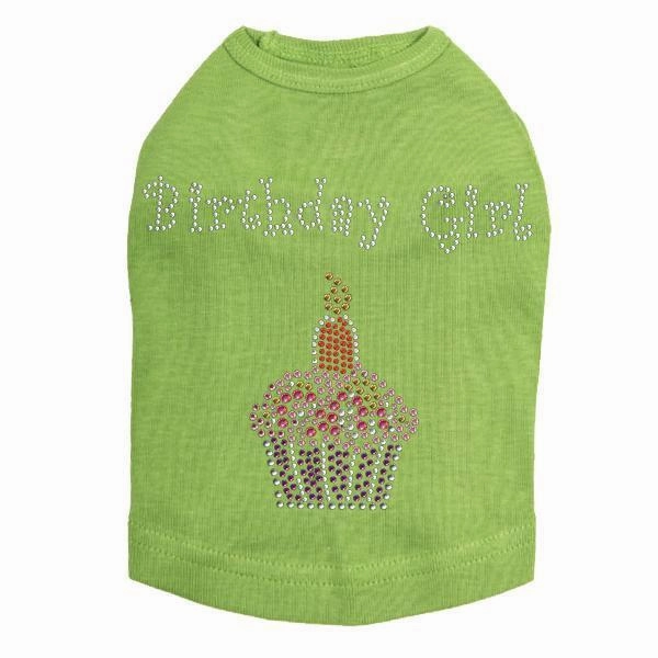 Pink Cupcake Rhinestone Dog Tank