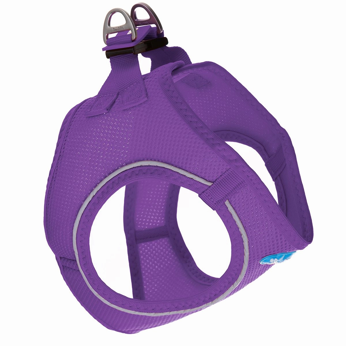 Plush Step In Air Mesh Dog Harness Purple