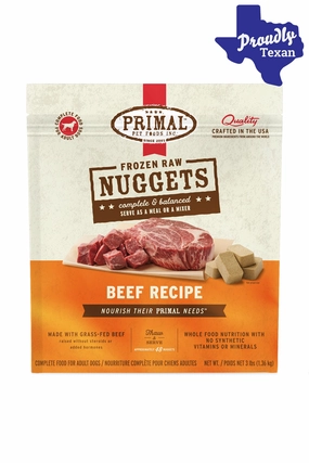 Primal Beef Frozen Raw Dog Food