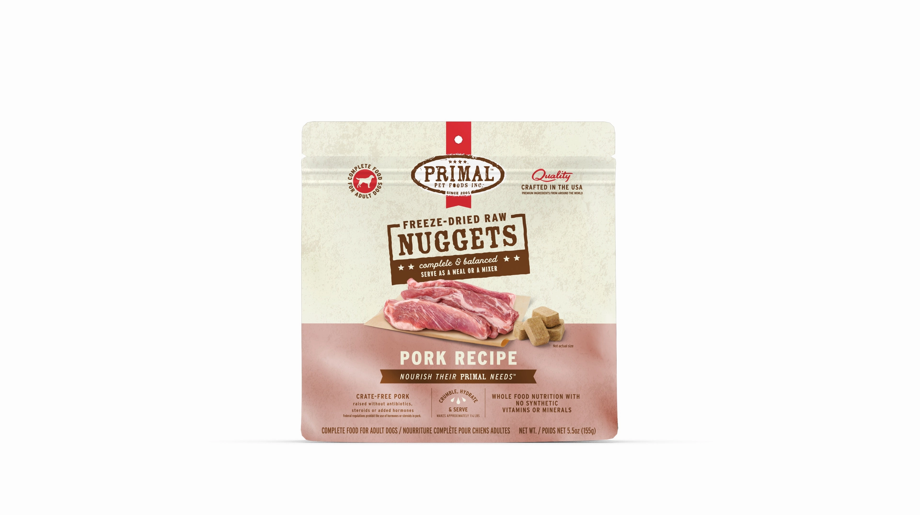 Primal Freeze-Dried Pork Formula