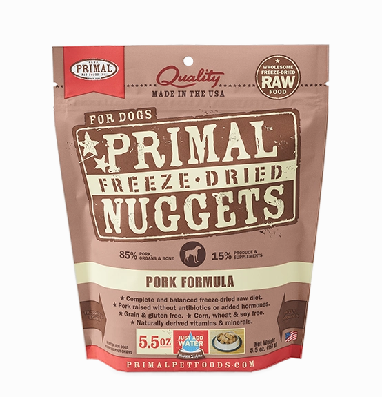 Primal Freeze-Dried Pork Formula