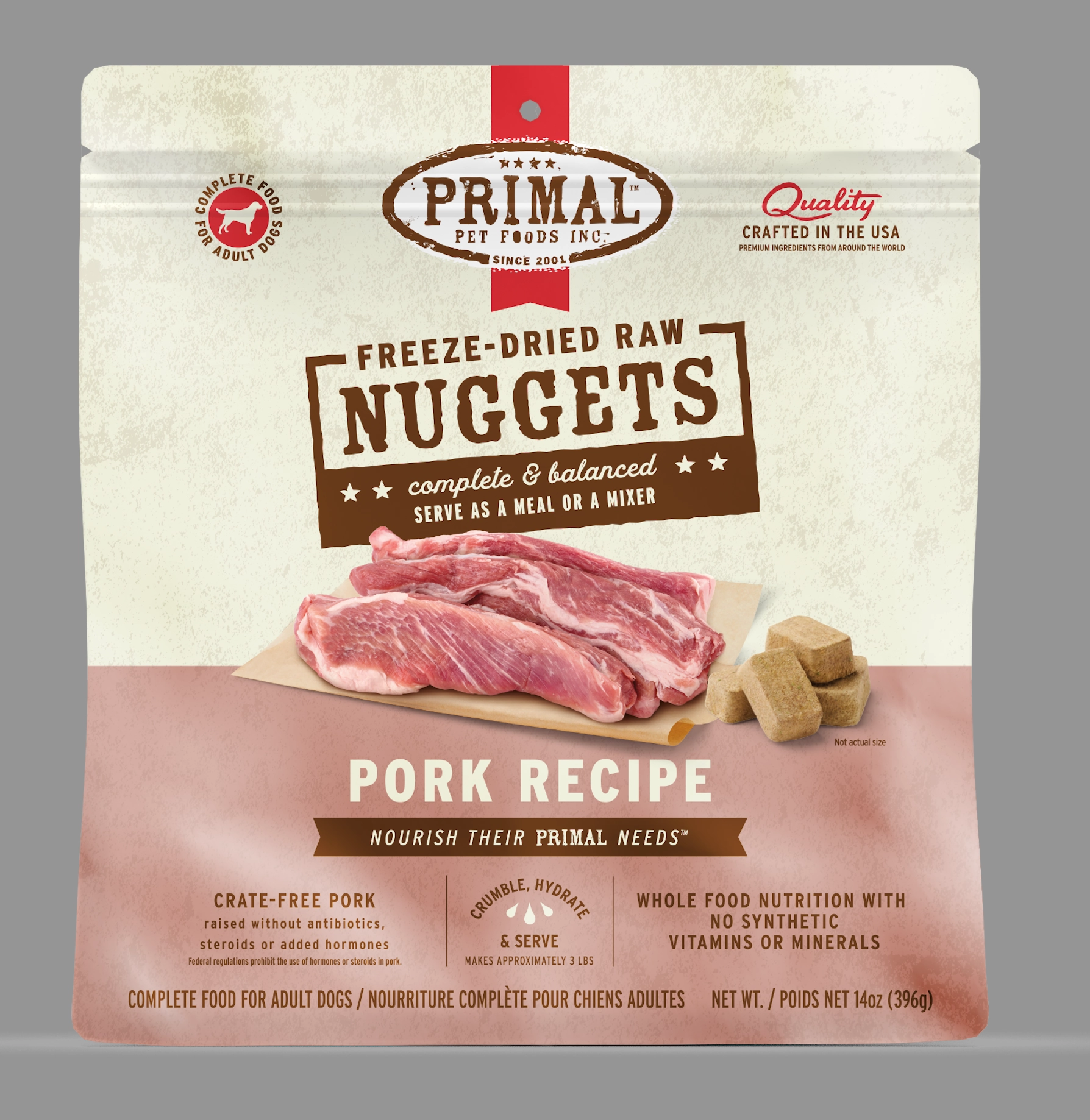 Primal Freeze-Dried Pork Formula