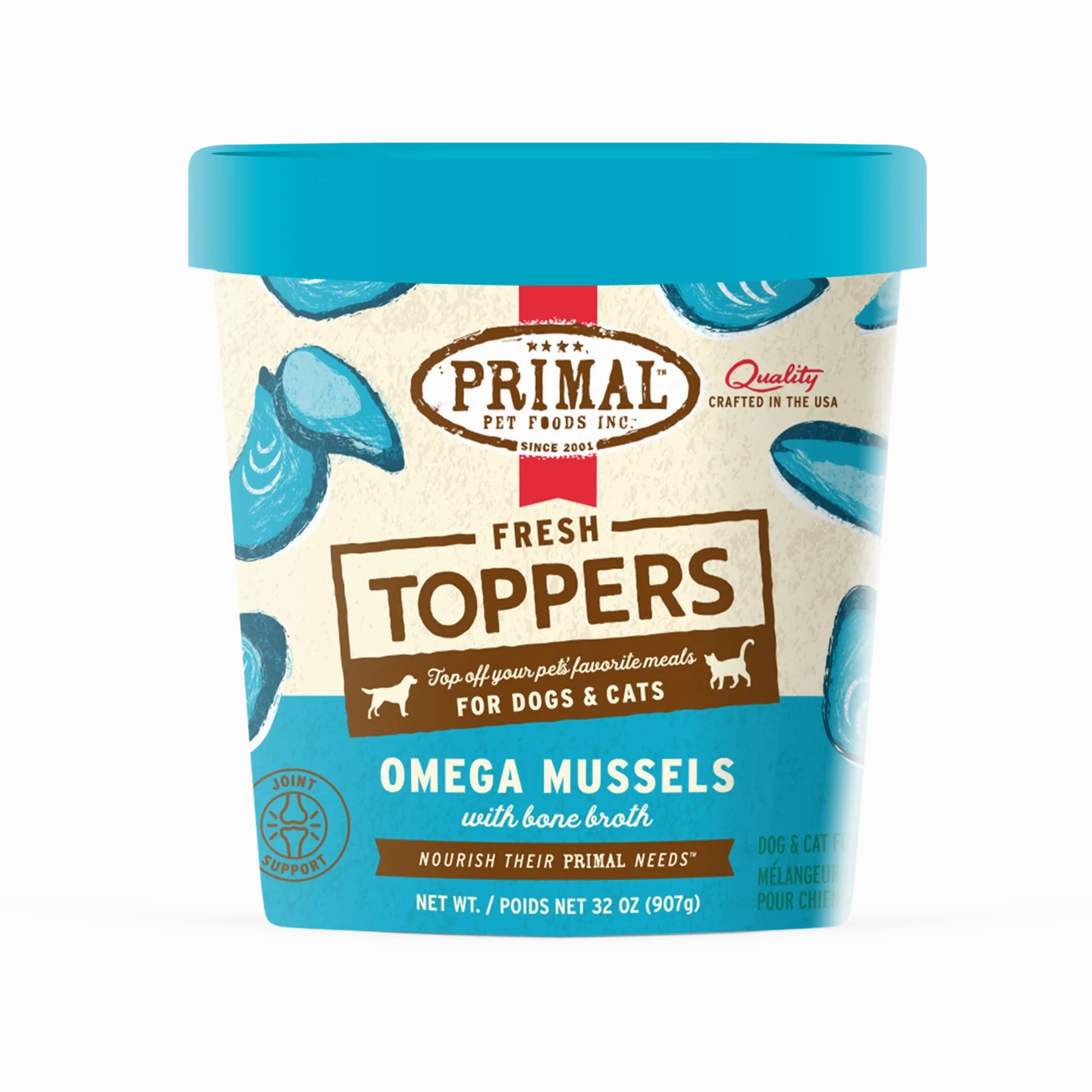 Primal Fresh Topper Omega Mussel