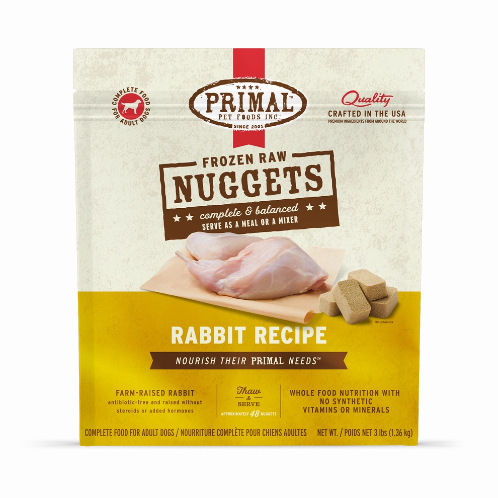 Primal Raw Frozen Rabbit Formula For Dogs