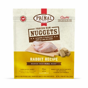 Primal Raw Frozen Rabbit Formula For Dogs