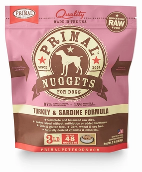 Primal Raw Frozen Turkey & Sardine Formula