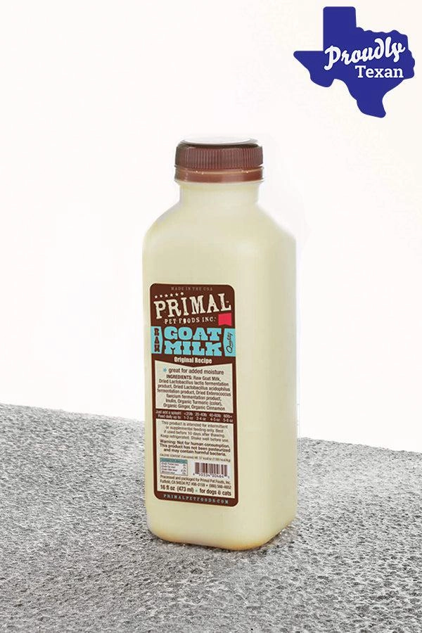 Primal Raw Goat's Milk Frozen Supplement for Pets