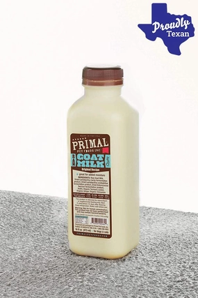 Primal Raw Goat's Milk Frozen Supplement for Pets