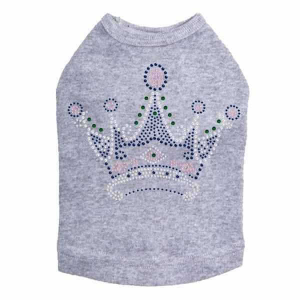 Princess Crown Rhinestone Dog Tank