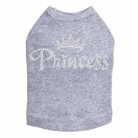 Princess Rhinestone Dog Tank