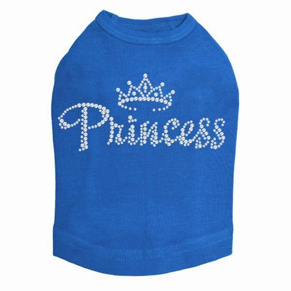 Princess Rhinestone Dog Tank