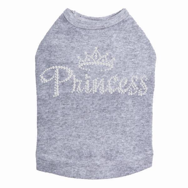 Princess Rhinestone Dog Tank