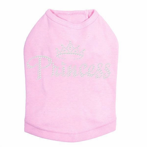 Princess Rhinestone Dog Tank
