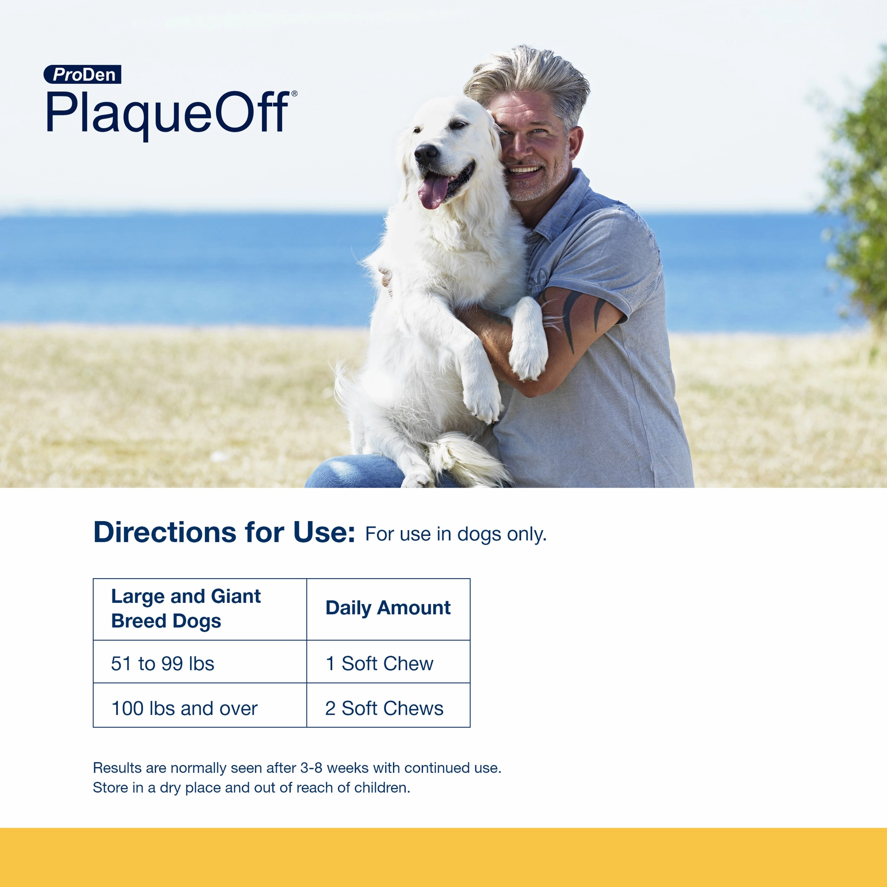 ProDen PlaqueOff Soft Chews For Large and Giant Breed Dogs