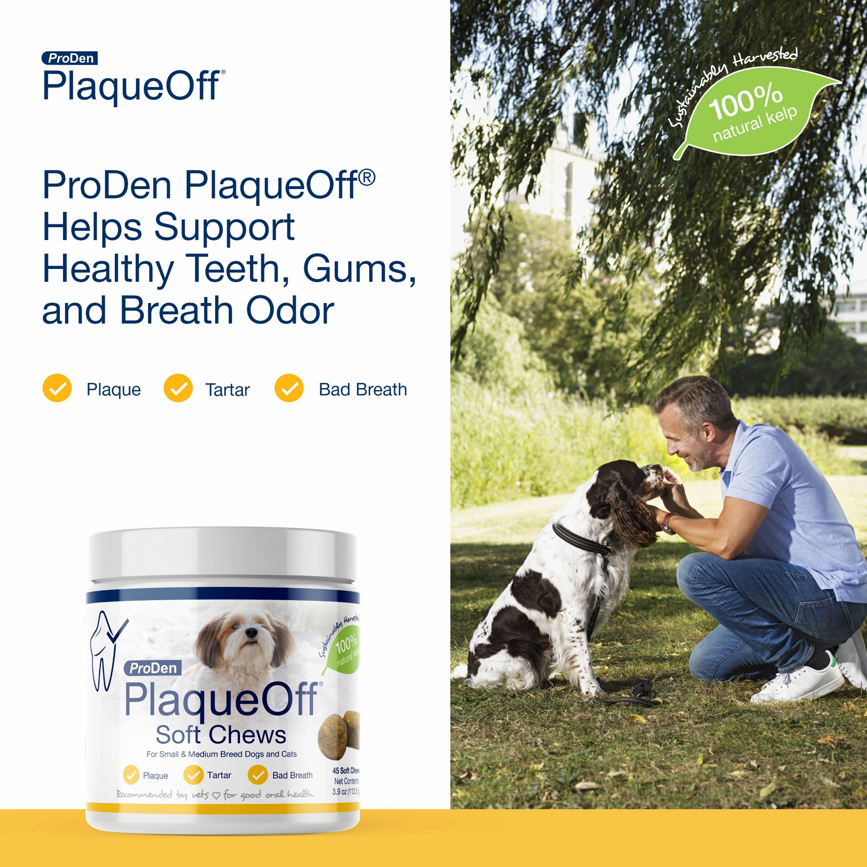 ProDen PlaqueOff Soft Chews For Small and Medium Breed Dogs