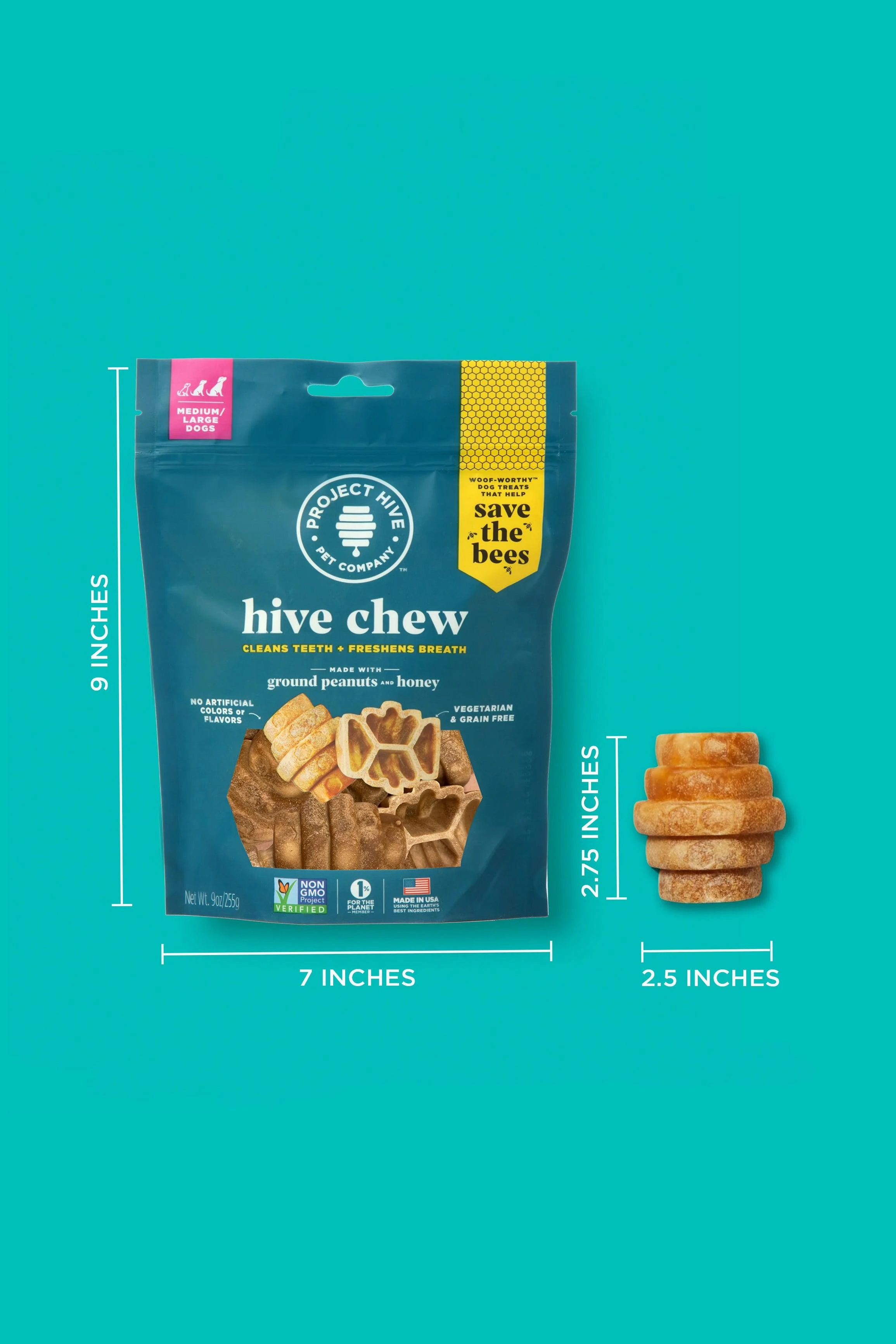 Project Hive Dental Dog Chews for Dogs