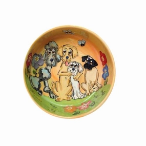 Pug 6 Dog Bowl