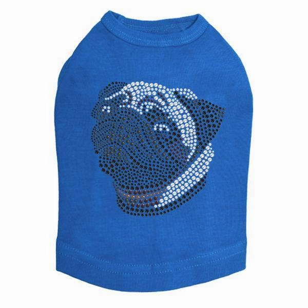 Pug Rhinestone Dog Tank
