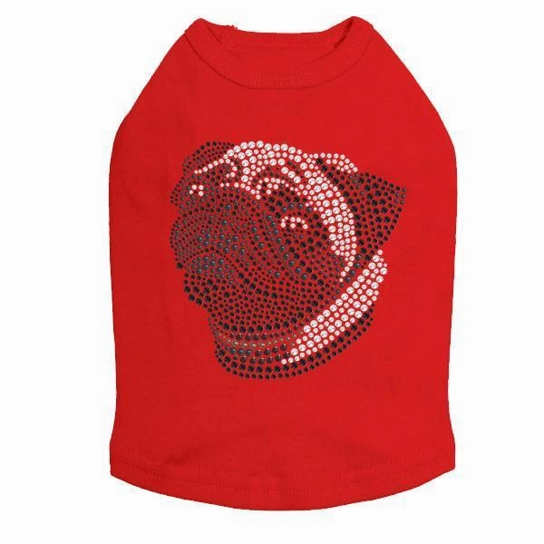 Pug Rhinestone Dog Tank