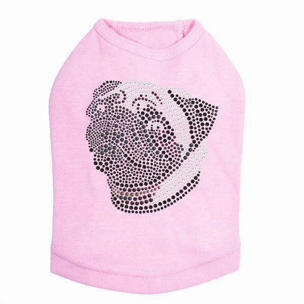 Pug Rhinestone Dog Tank