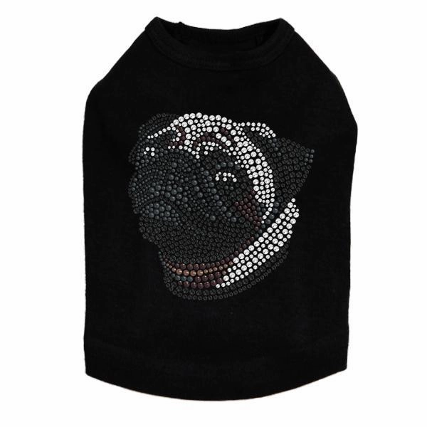 Pug Rhinestone Dog Tank