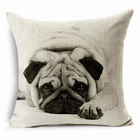 Pug Throw Cushion