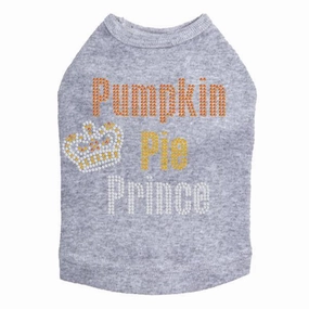 Pumpkin Pie Prince Rhinestone Dog Tank