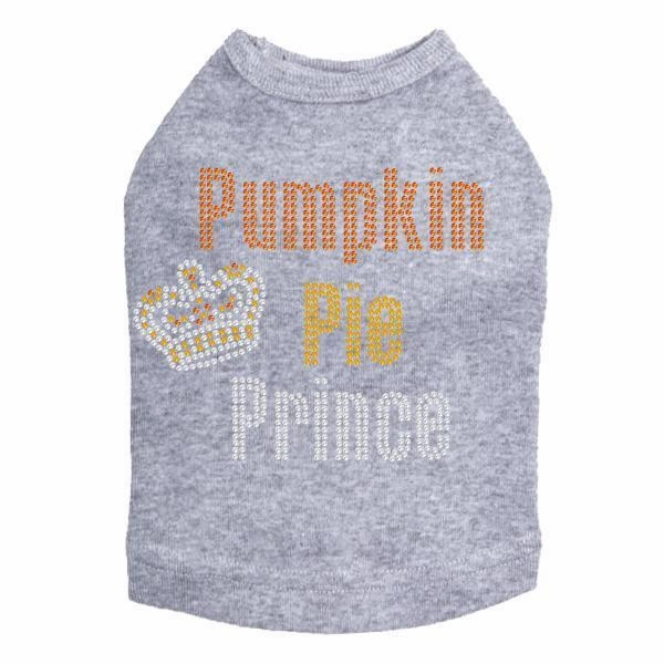 Pumpkin Pie Prince Rhinestone Dog Tank