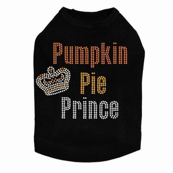 Pumpkin Pie Prince Rhinestone Dog Tank