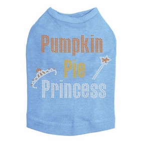 Pumpkin Pie Princess Rhinestone Dog Tank
