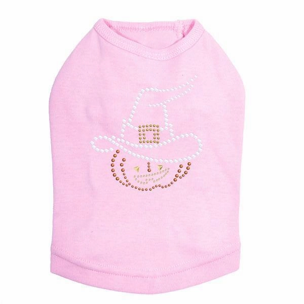 Pumpkin Witch Rhinestone Dog Tank