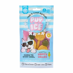 Pup Ice Pineapples Flavoured Fruity Lollies Dog Treat