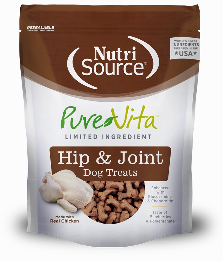 Pure Vita Hip & Joint Treats Dog 6 oz.