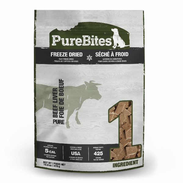 PureBites Freeze Dried Beef Liver Dog Treats